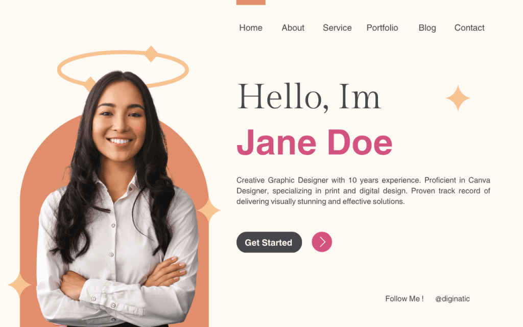 tech job portfolio example