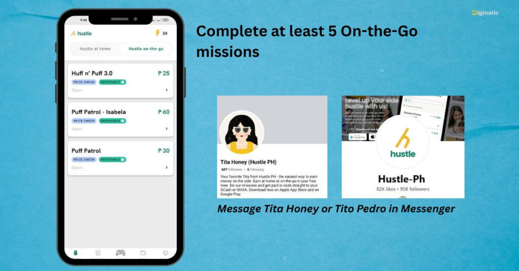 hustle pro hustle on the go mission