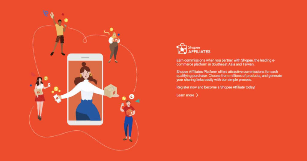 Shopee Affiliate Program & Shopee Affiliate Dashboard, Shopee Affiliate Registration